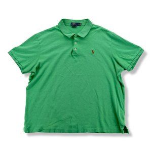 Polo Ralph Lauren | Men's Classic-Fit Soft Cotton Polo Shirt Green |‎ XL